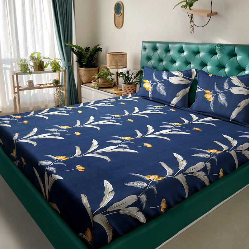 Kendra Fitted Bedsheet - 180 GSM