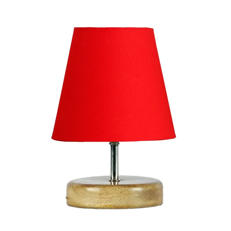 Petricho Fabric Table Lamp - Red,Brown media 4
