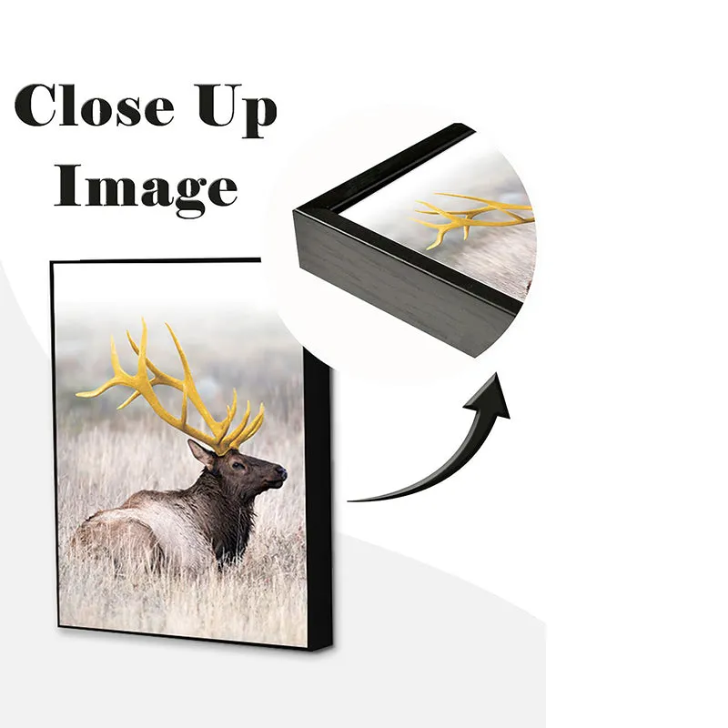 Gilded Antler Wall Painting - Set Of Three media 5