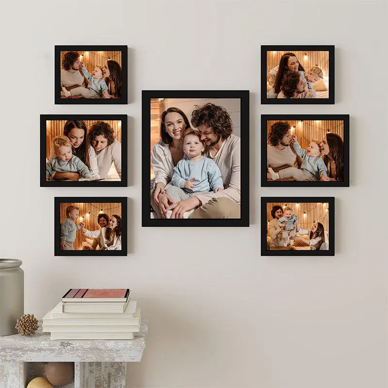 Freya Wooden Black Photo Frame - Set Of Seven media 3