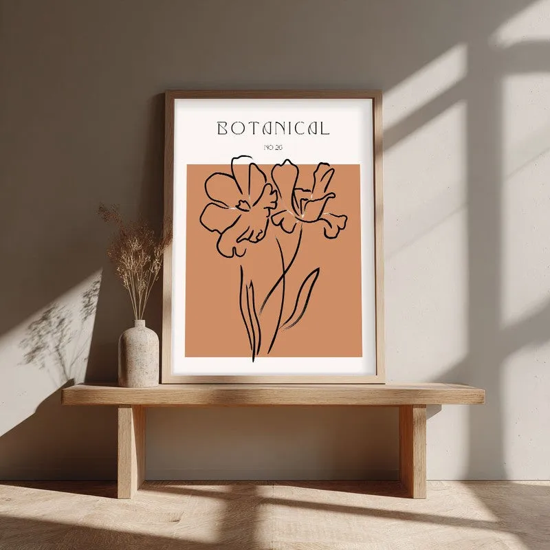 Fleuris Canvas Wall Painting With Brown Frame media 4
