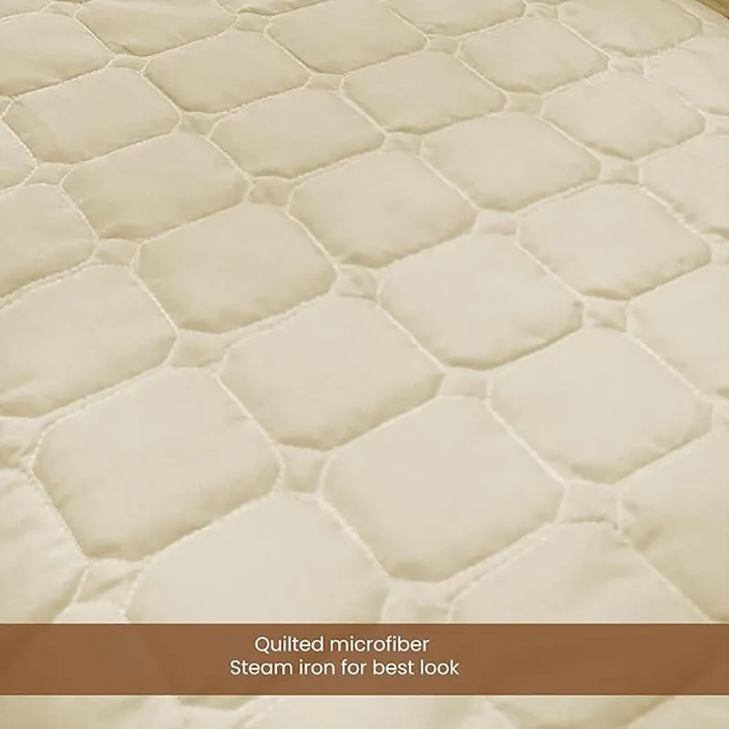 Urban Space Beige Textured Sofa Cover media 7