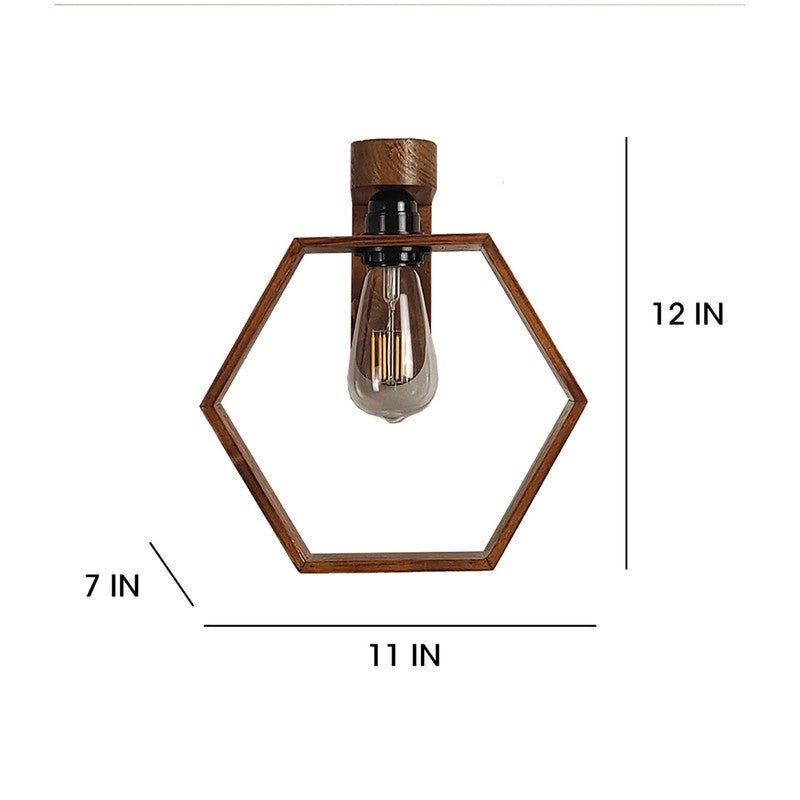 Nabla Wooden Wall Lamp media 8