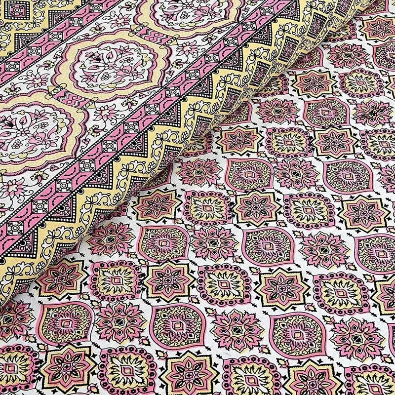 Amritasha Ethnic Cotton Bedsheet (Multicolor) - 144 TC media 5