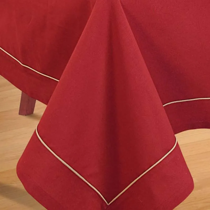 Swayam Splash of Red Table Cover media 3
