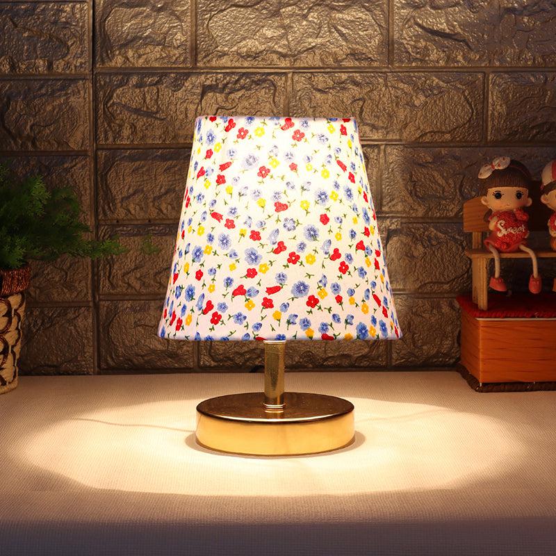 Alba Color Splash Fabric Table Lamp - Multicolor