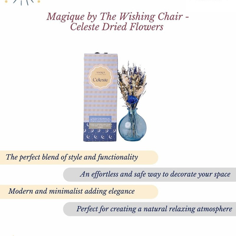 Magique by The Wishing Chair Celeste Dried Flowers with Vase media 8