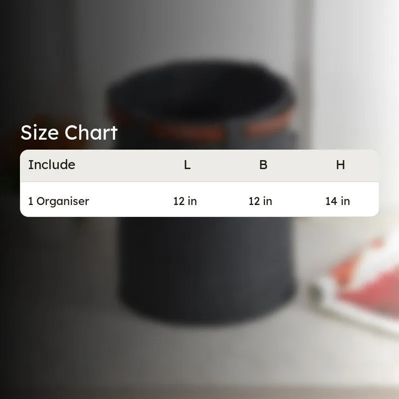 Anise Felt Storage Basket media 6