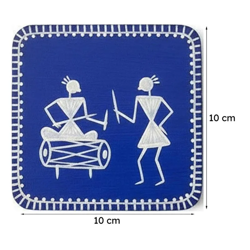 Savara Handcrafted Coaster (Blue) - Set Of Six media 6