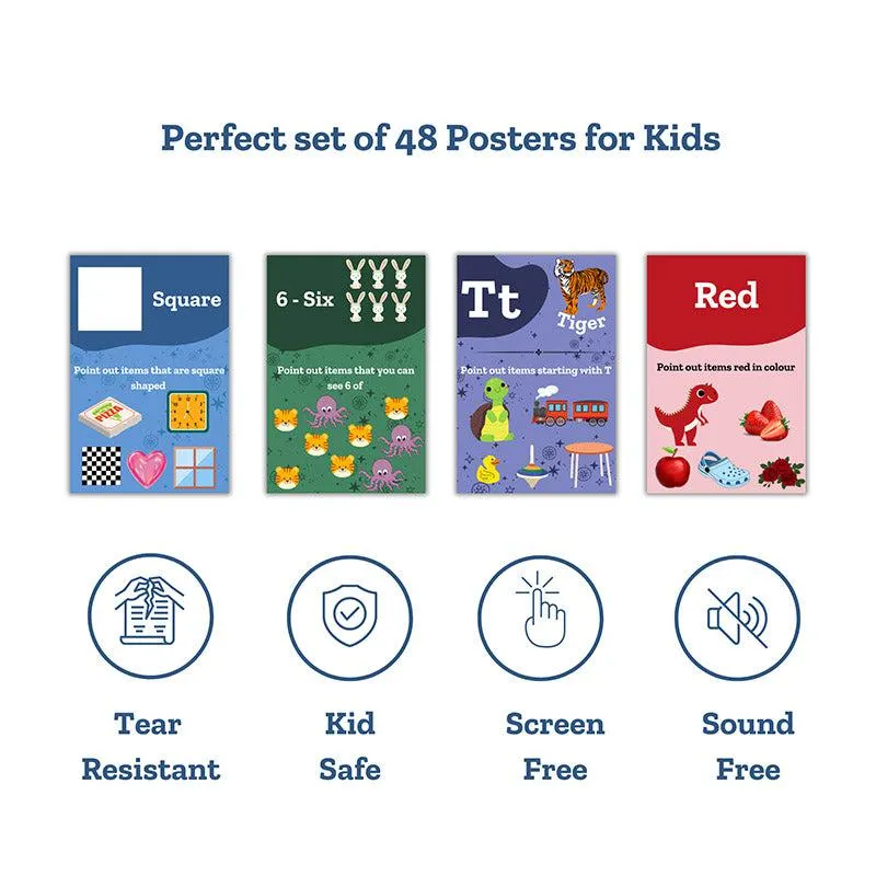 Learn & Play Wall Poster - Set of Forty Eight media 6