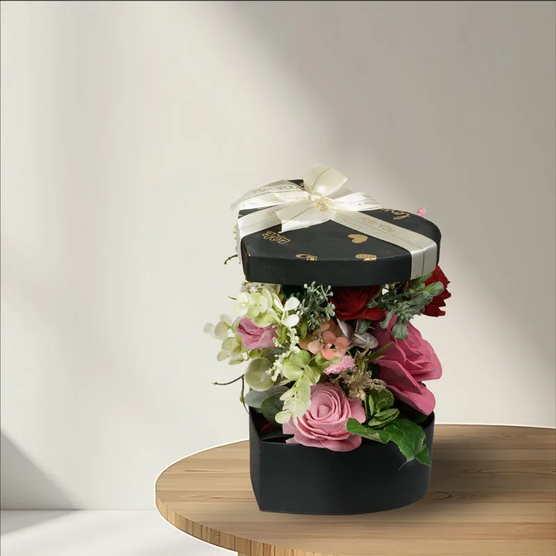 Twilight Dreams Artificial Solawood Flower Bunch With Pot media 3