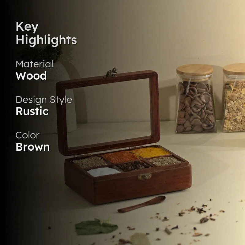 NauRasa I Wood Masala Box media 2