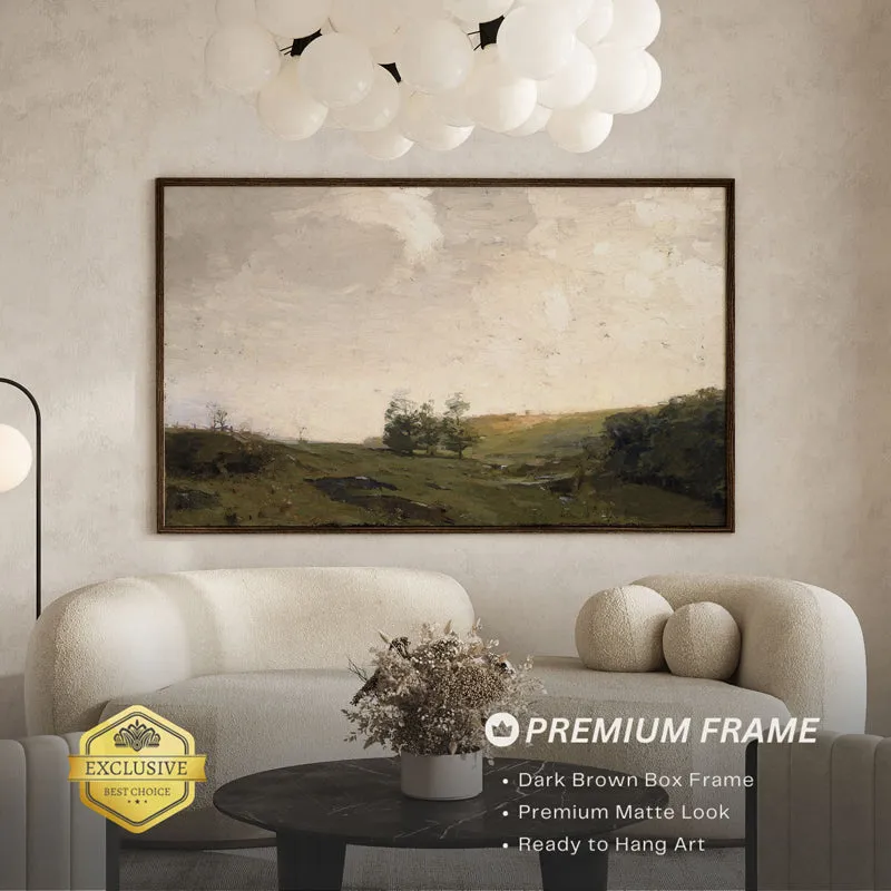 Solitude Of Moors Wood Wall Art With Frame - Black media 3