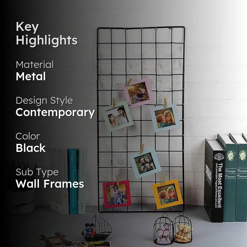 Gridi Metal Photo Frame - Black media 2