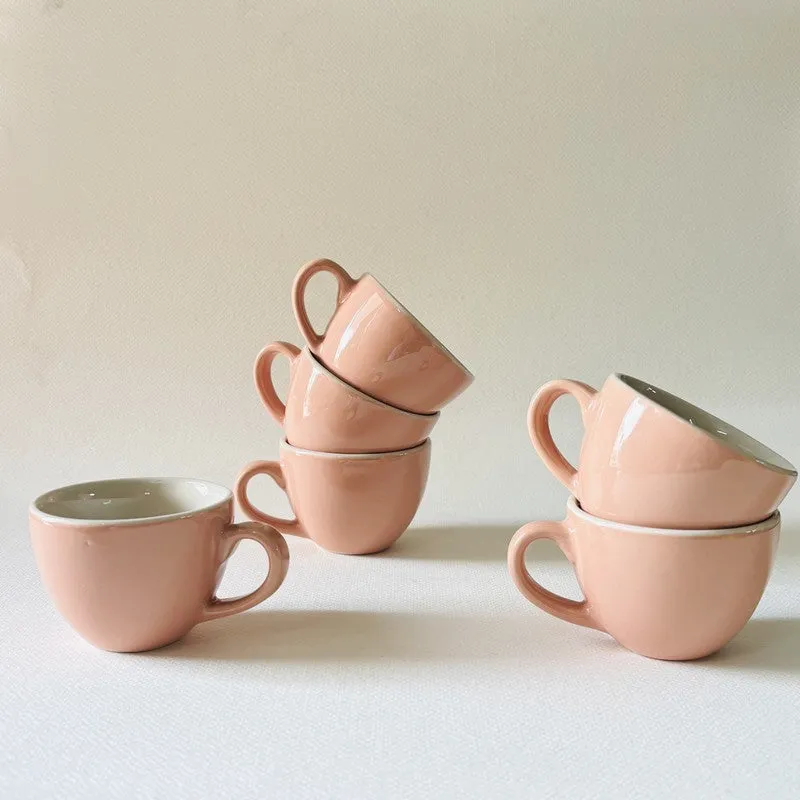 Aroma Ceramic Tea Cup (180 mL Each) - Set Of Six media 8