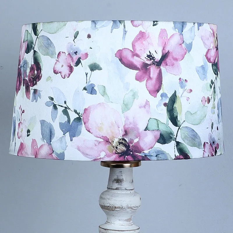 Lumikko Totem Printed Mango Wood Floor Lamp - White media 5