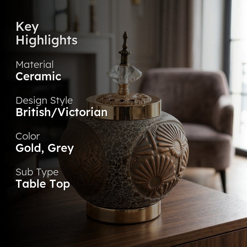 Fogstream Ceramic Jar Showpiece - Small media 2