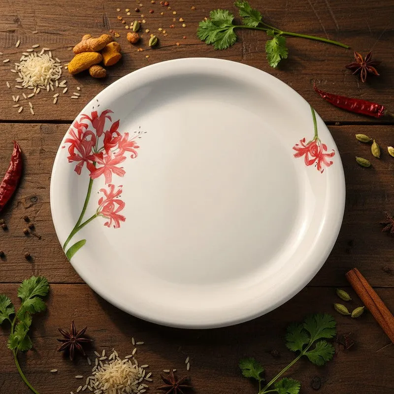 Orchid Blossom Melamine Dinner Plates - Set of Six - 3