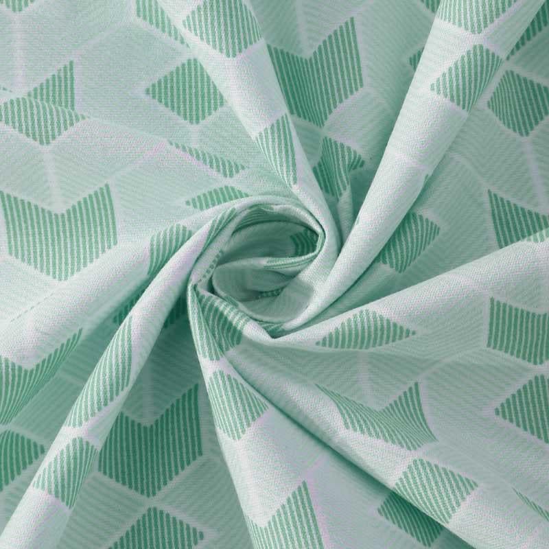 Miniature Mosaic - Turquoise Microfiber Bedsheet - 300 GSM media 3