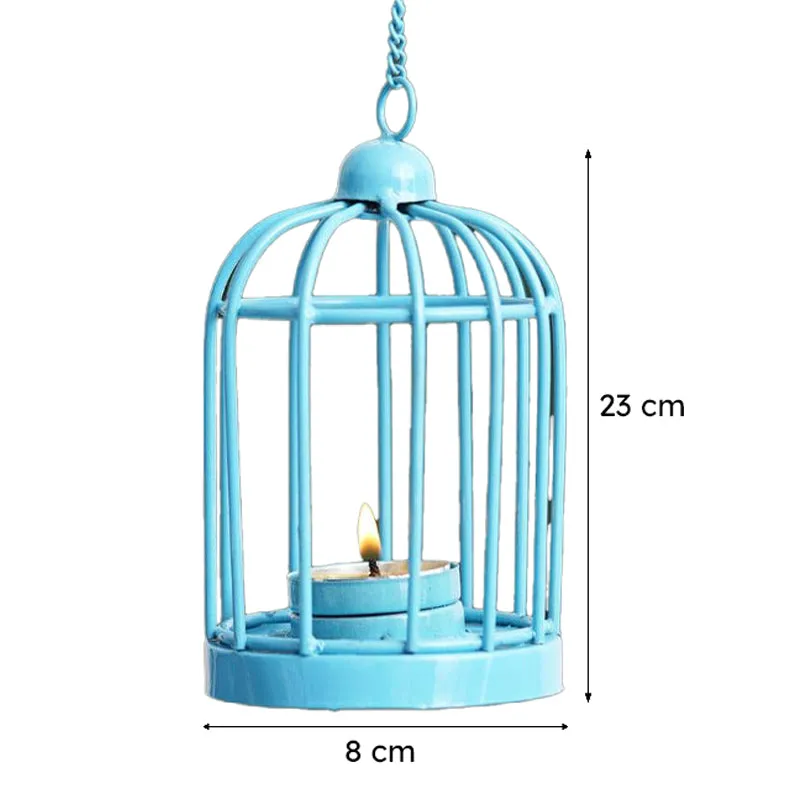 Bird Home Tealight Candle Holder - Blue media 6