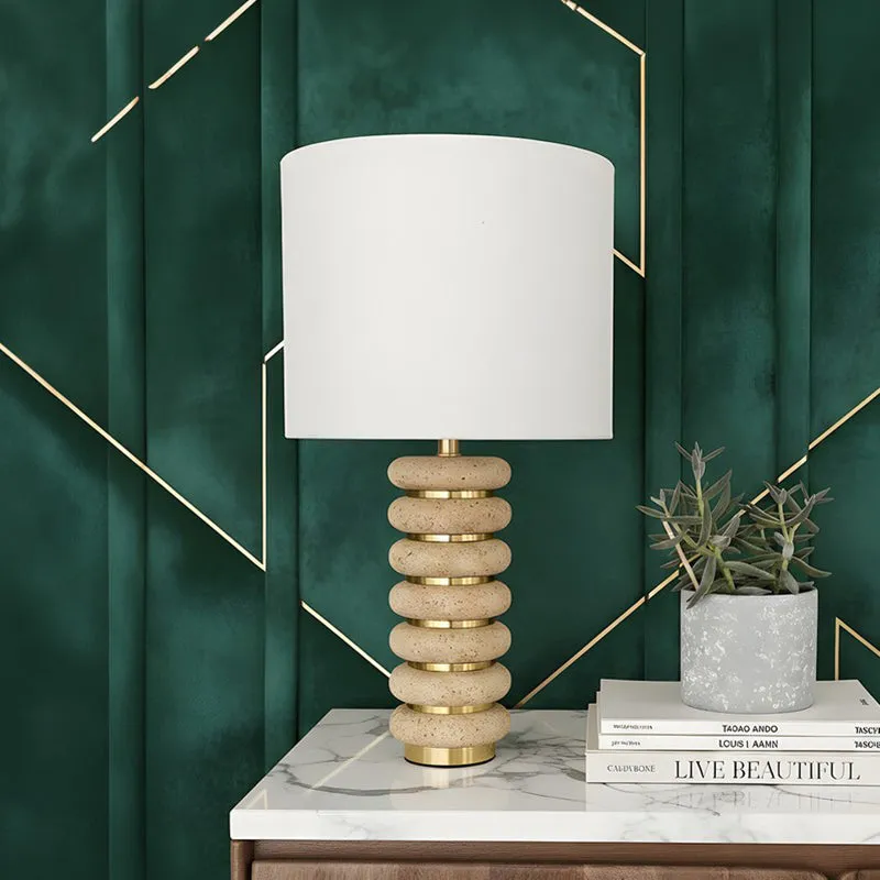 AarviDecor Irving Classic Metal Table Lamp - White media 4
