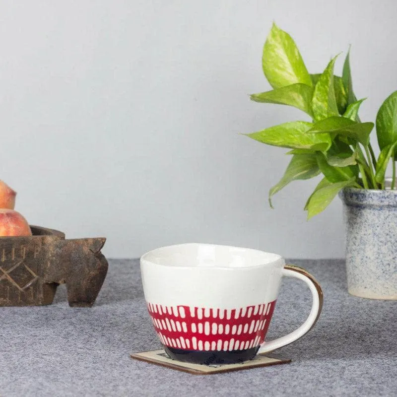Bohemian Ceramic Coffee Mug (300 mL) media 1
