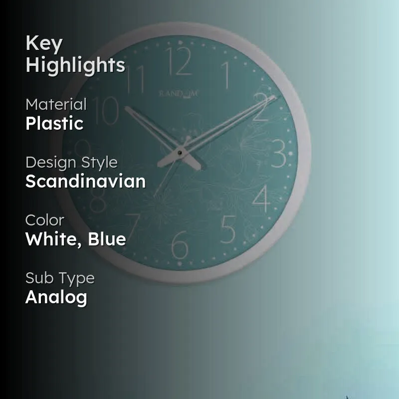 Ocean Wall Clock media 2