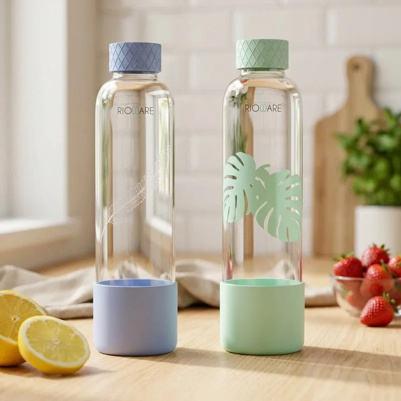 Rioware PureSip Everyday Bottle (Green & Blue, 750 mL Each) - Set Of Two media 1