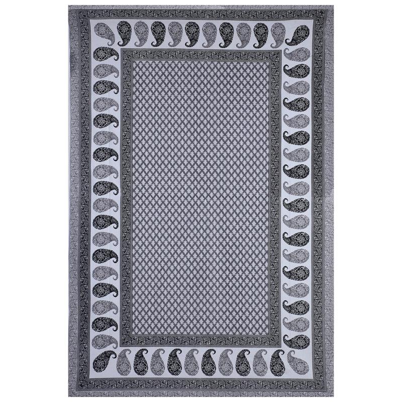 Suvarna Printed Diwan Set (Grey) - Six Piece Set media 4