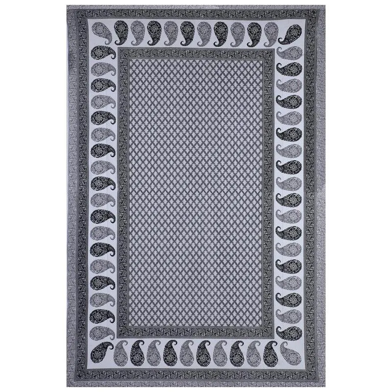 Suvarna Printed Diwan Set (Grey) - Six Piece Set media 4