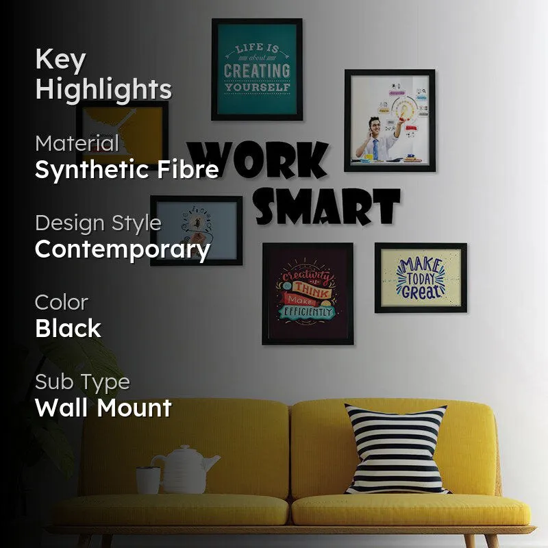 Memory Mosaic "Work Smart" Synthetic Photo Frame - Seven Piece Set media 2