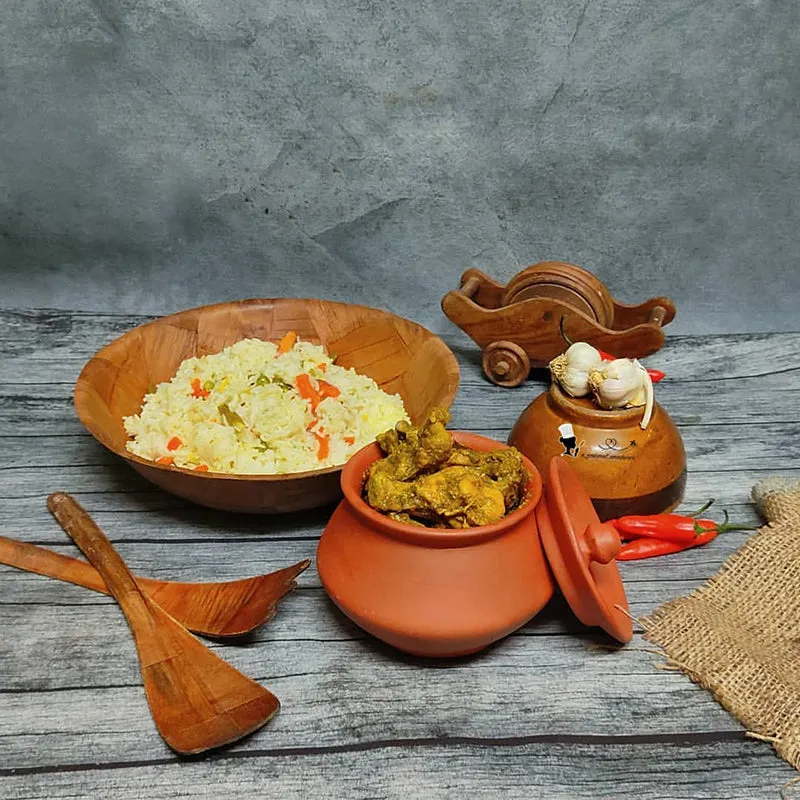 Mitti Terracotta Handi - 650 mL media 6