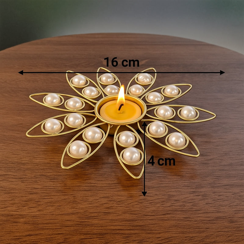 Pearlo Floral Tealight Candle Holder media 7