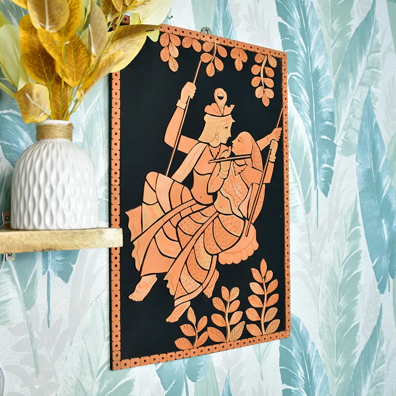 Jhulan Embrace Terracotta Wall Art media 5