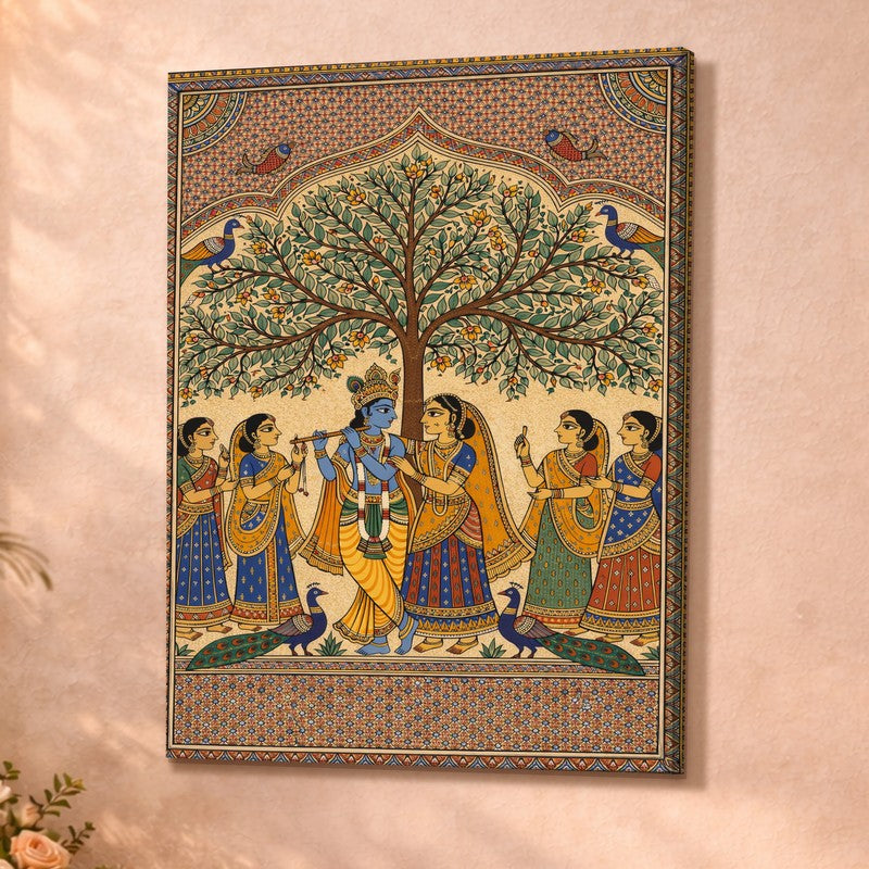 Radha Krishna Canvas Wall Art & Paintings media 4