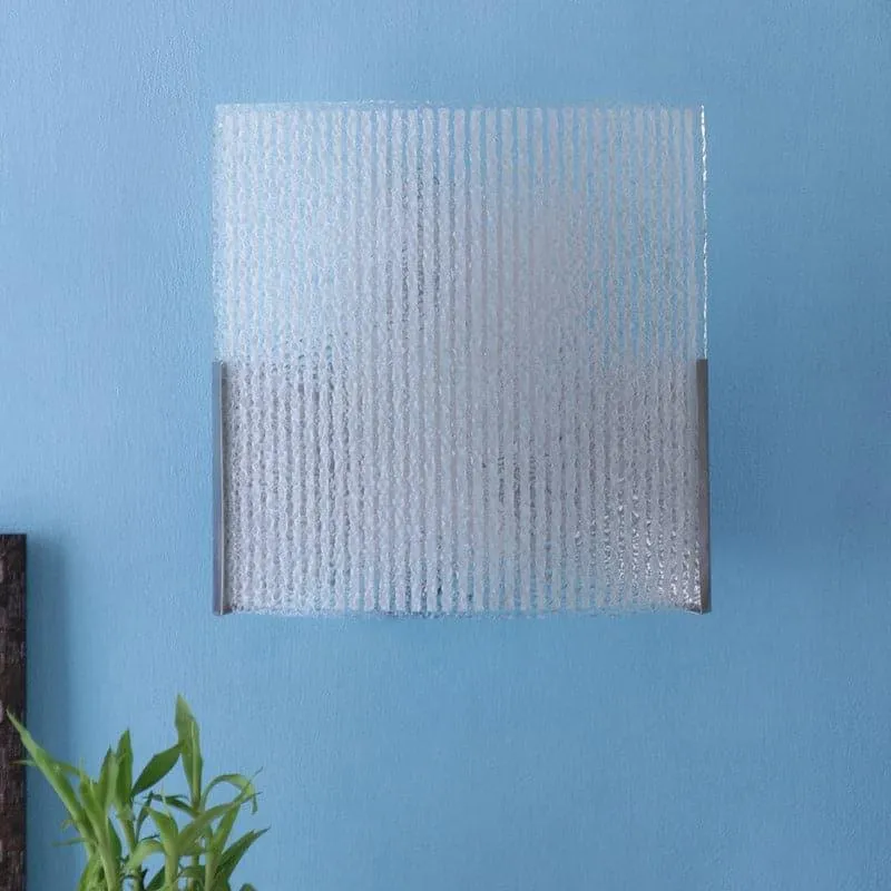 Aubrey Stripe Glass Wall Lamp media 3