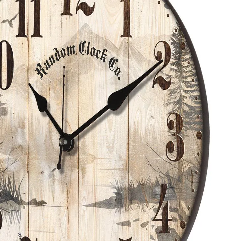 Kalenda Analog Wooden Wall Clock media 6