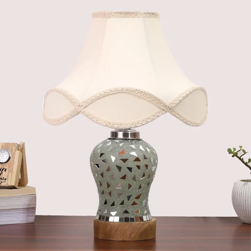 Liora Arc Wooden Table Lamp - Multicolor media 4