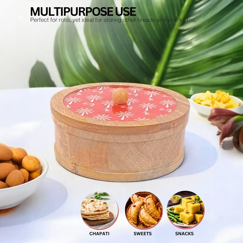 Rasva I Wood Roti Box - Red media 7