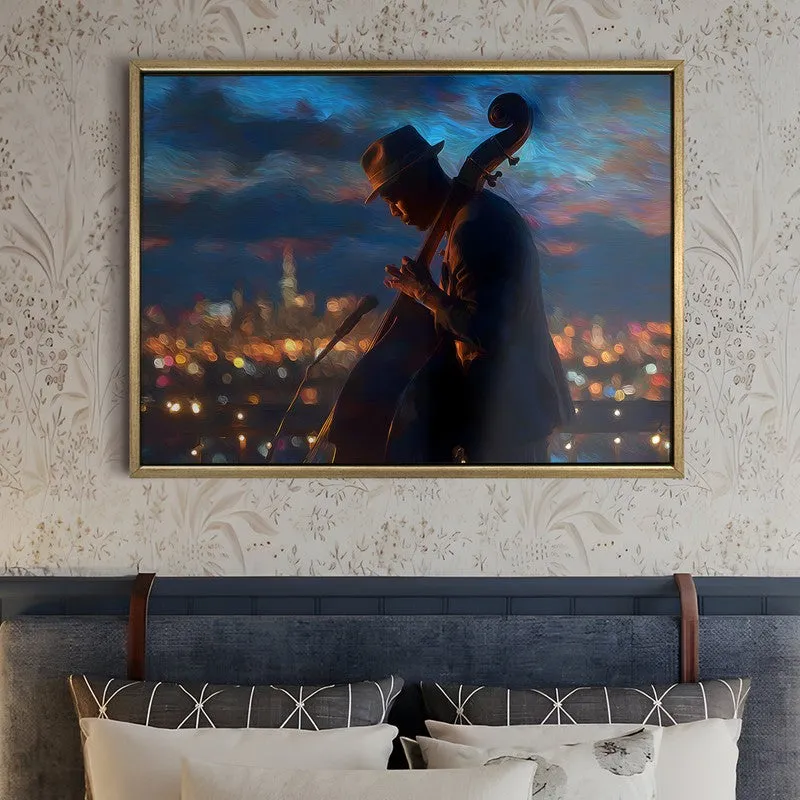 City Serenade Canvas Wall Painting With Frame media 5