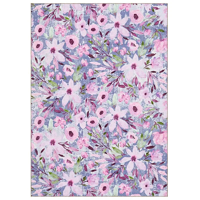 Abigail Floral Carpet - Pink media 1