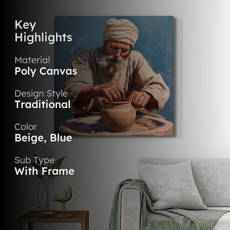 Pottery Maker Wall Painting media 2