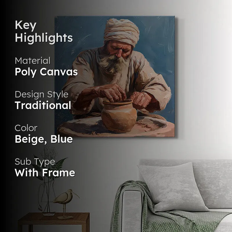 Pottery Maker Wall Painting media 2