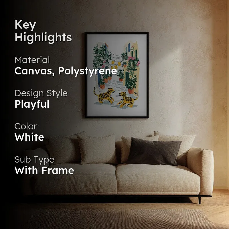 Citrivale Canvas Wall Painting With Black Frame media 2