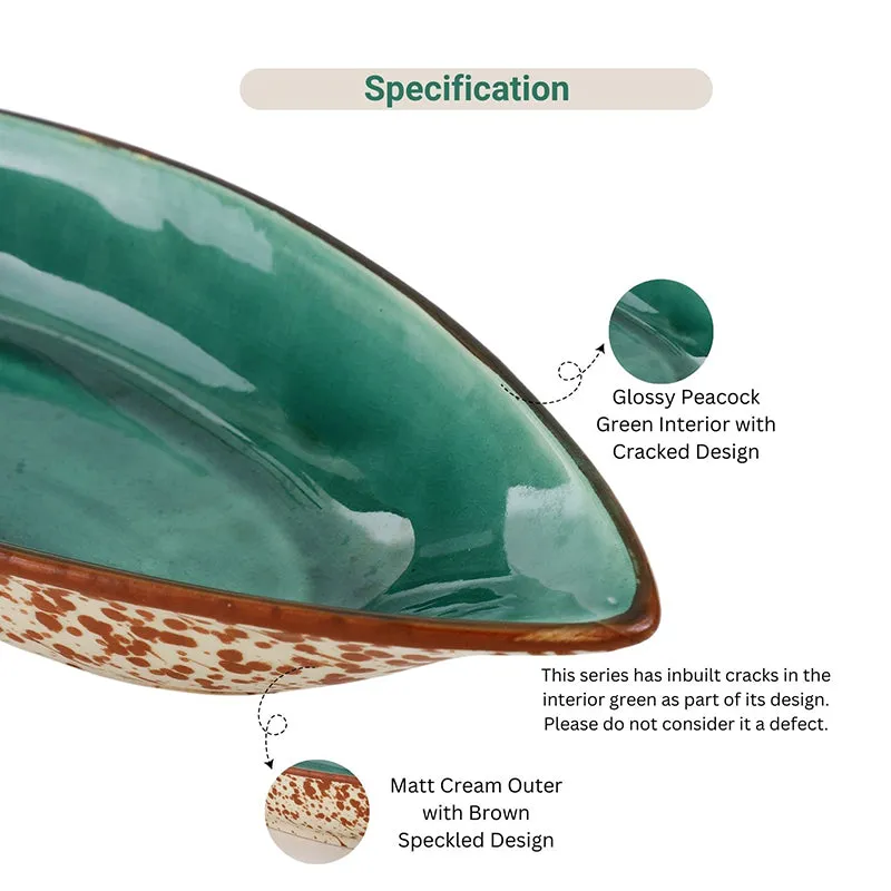 Cinnamon Swirls Ceramic Serving Bowl - 600 mL media 5