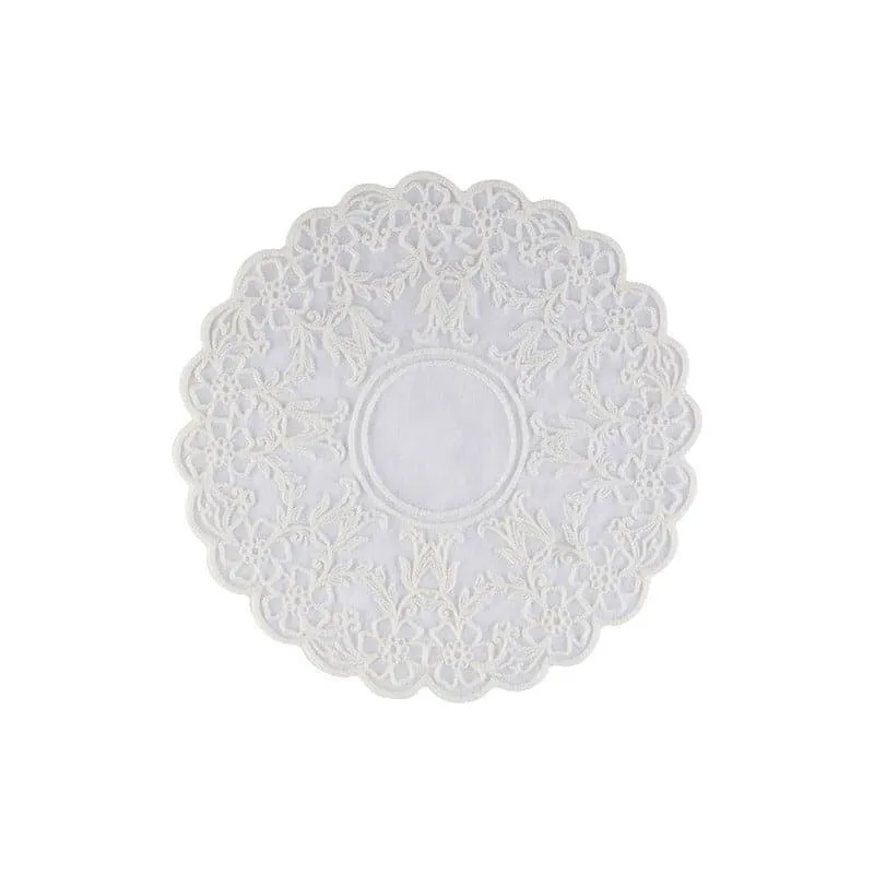 Embroidered Floral Fiesta Doily - Set Of Two media 3