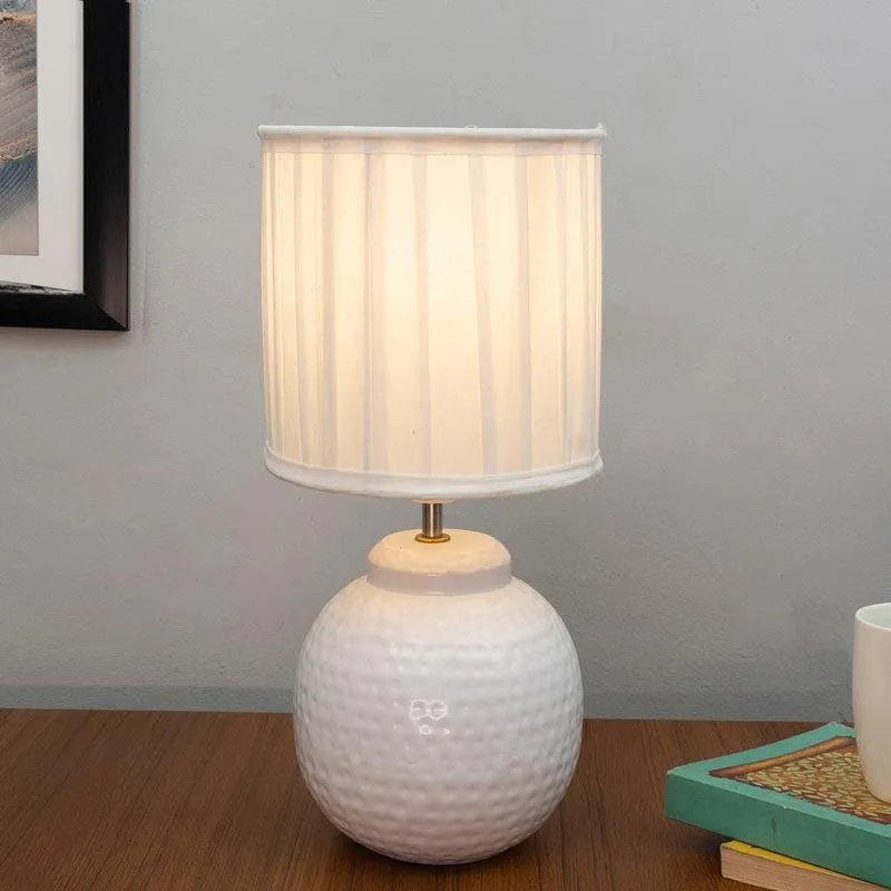Elouera Ceramic Table Lamp - White media 1