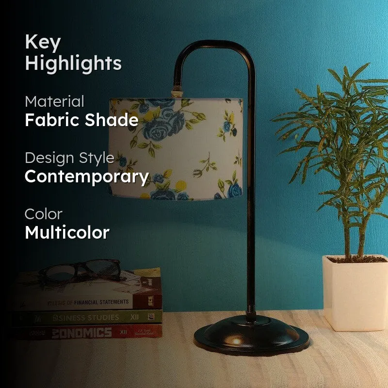 Flynn Floral Arch Fabric Table Lamp - Multicolor media 2