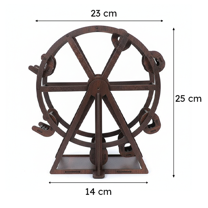 Giant Wheel Fair Showpiece - Black media 7