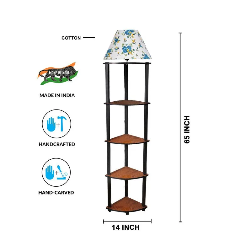 Opulent Beam Floor Lamp (Floral) media 6